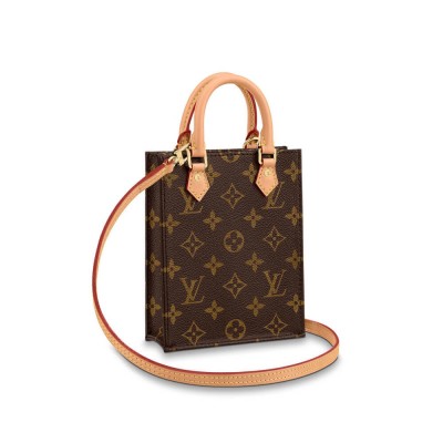 Louis Vuitton Monogram Petit Sac Plat M69442 LDBS17466