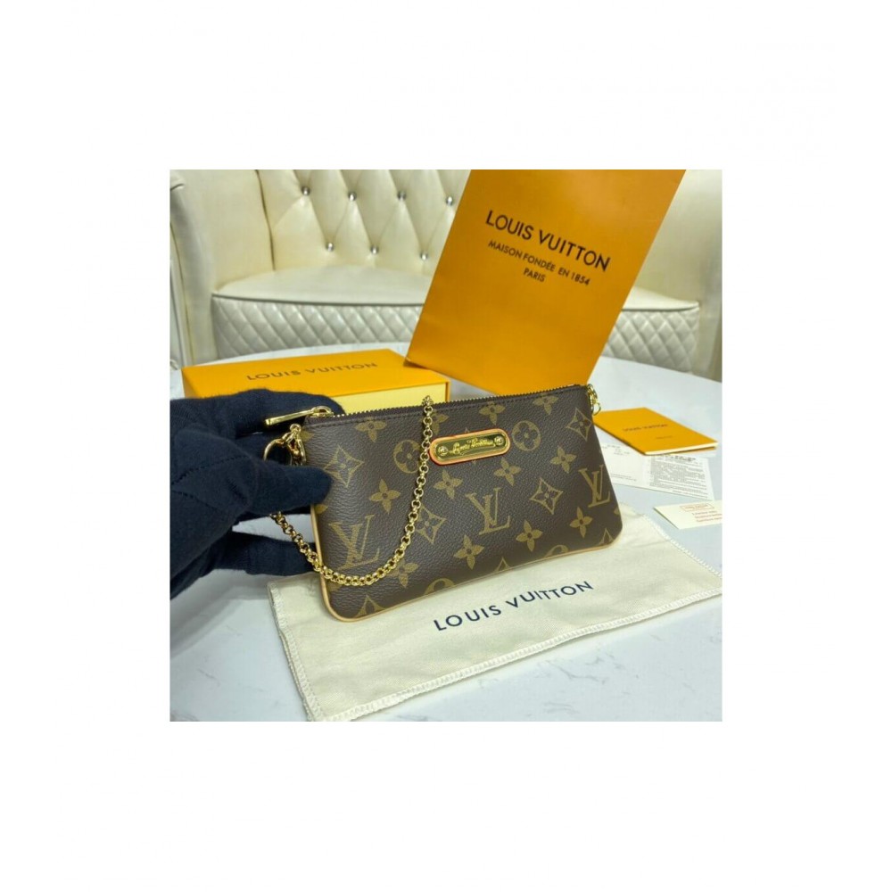 Louis Vuitton Monogram Pochette Milla MM M60094 LDBS17358