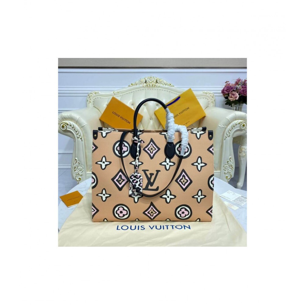 Louis Vuitton Monogram Print Onthego GM Arizona M45814 LDBS17198