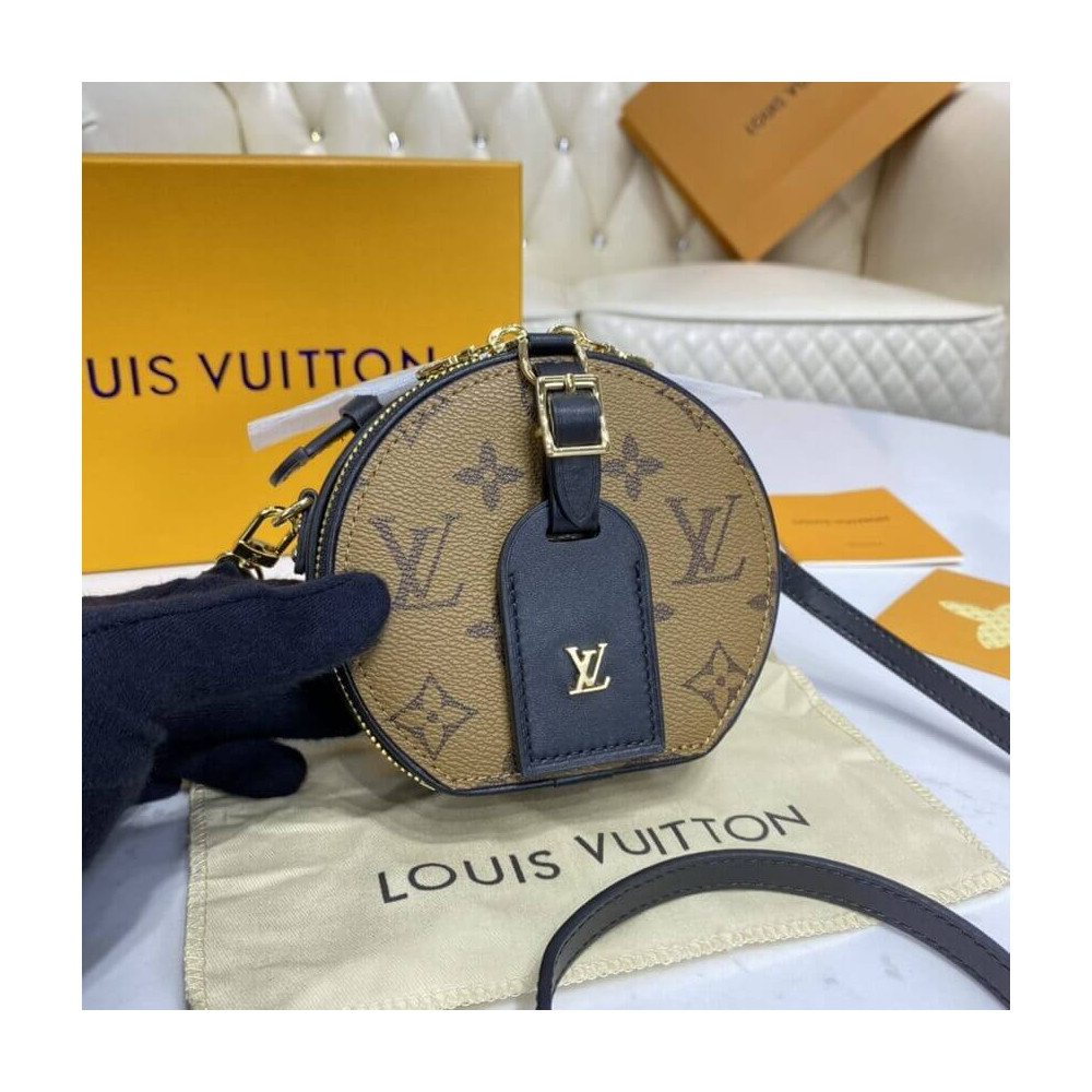 Louis Vuitton Monogram Reverse Canvas Mini Boite Chapeau M68276 LDBS16764