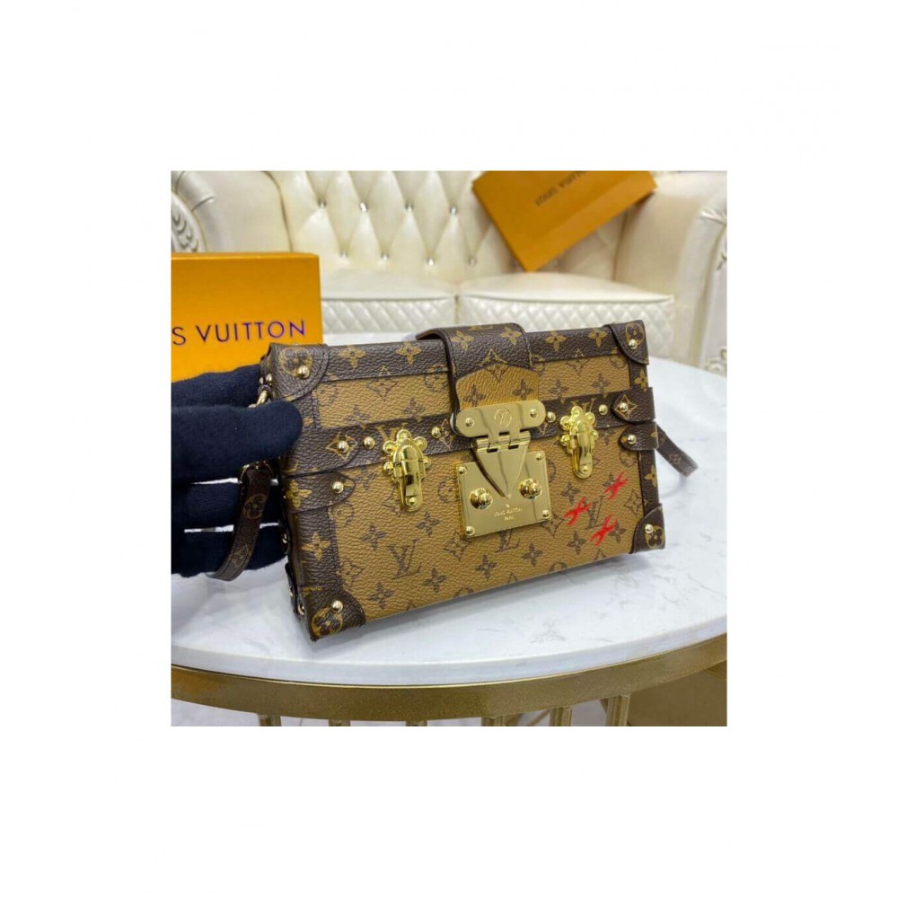 Louis Vuitton Monogram Reverse Petite Malle M44154 LDBS17281