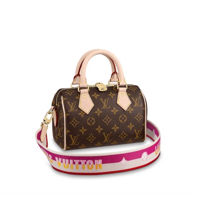 Louis Vuitton Monogram Speedy Bandouliere 20 Fuchsia M45948 LDBS17563