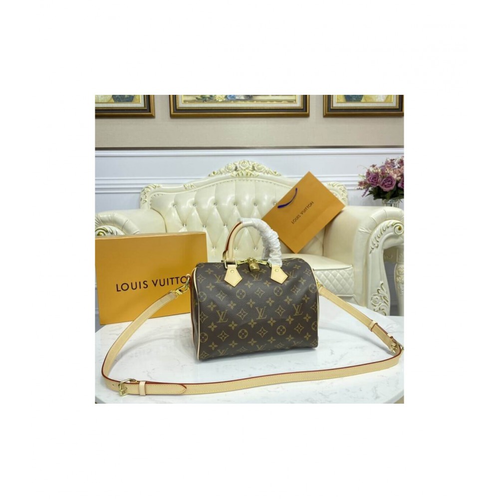 Louis Vuitton Monogram Speedy Bandouliere 25 M41113 LDBS17564