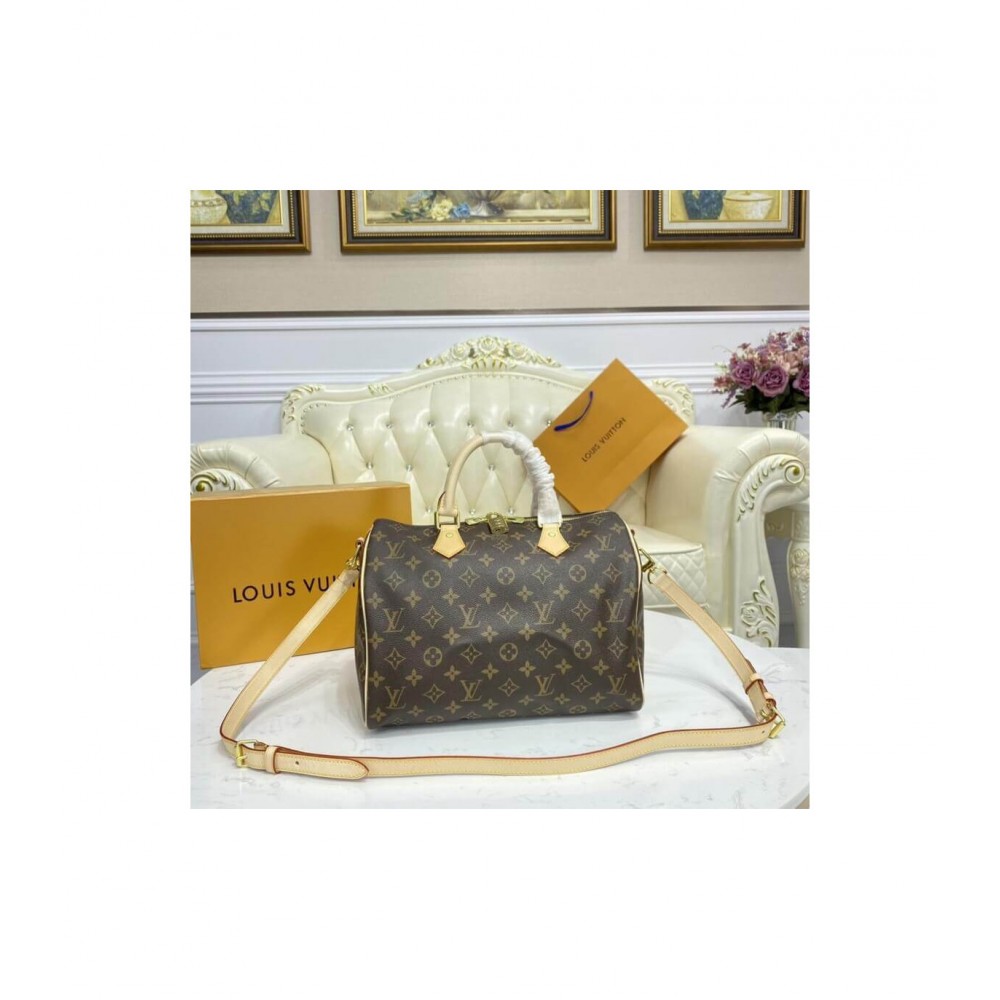 Louis Vuitton Monogram Speedy Bandouliere 30 M41112 LDBS17566