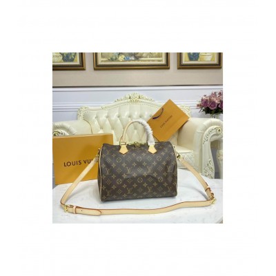 Louis Vuitton Monogram Speedy Bandouliere 30 M41112 LDBS17566