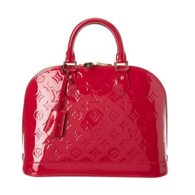 Louis Vuitton Monogram Vernis Leather Alma PM Red M90169 LDBS16658