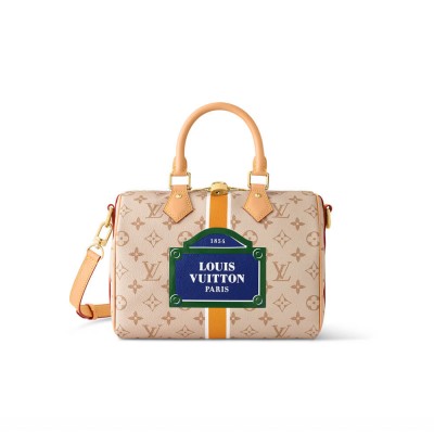 Louis Vuitton Monopaname Canvas Speedy Bandouliere 25 Beige/Ocher M46749 LDBS17569