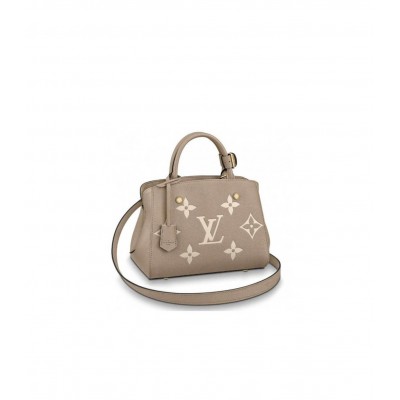 Louis Vuitton Montaigne BB Tourterelle Gray/Cream M45489 LDBS17012