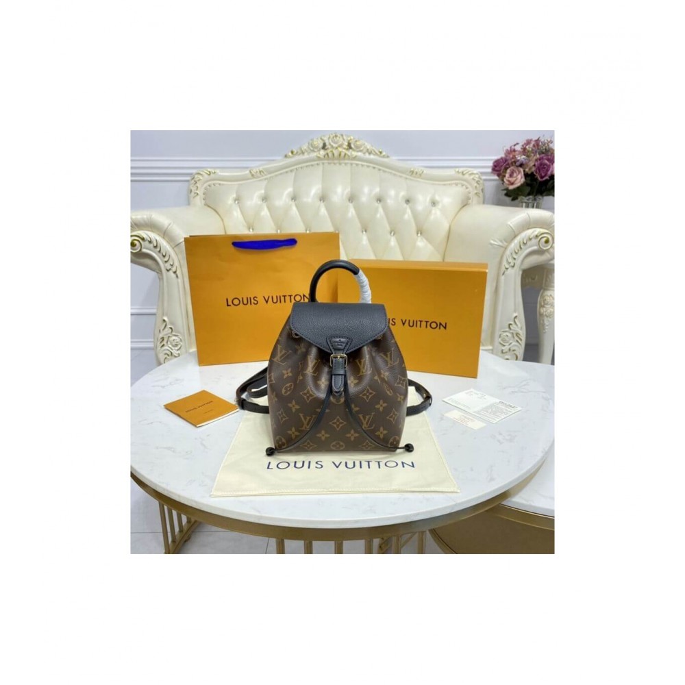 Louis Vuitton Montsouris BB Backpack Black M45516 LDBS16679