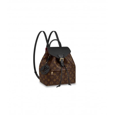 Louis Vuitton Montsouris PM Backpack Black M45515 LDBS16681