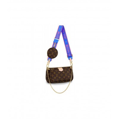 Louis Vuitton Multi Pochette Accessoires Blue Strap M44823 LDBS17364