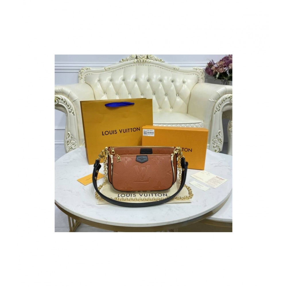 Louis Vuitton Multi Pochette Accessoires Caramel M45839 LDBS17365