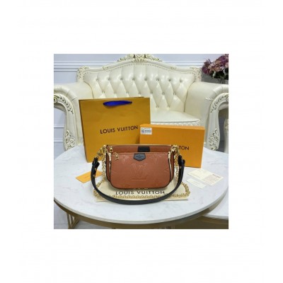 Louis Vuitton Multi Pochette Accessoires Caramel M45839 LDBS17365