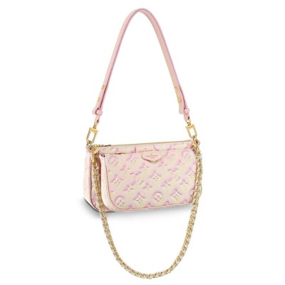 Louis Vuitton Multi Pochette Accessoires Pink M46093 LDBS17369