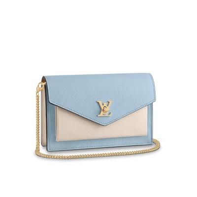 Louis Vuitton Mylockme Chain Pochette Blue M81436 LDBS17372