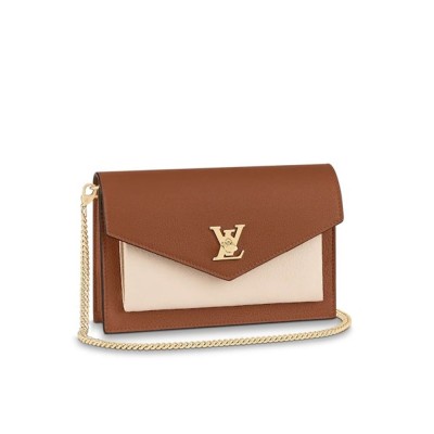 Louis Vuitton Mylockme Chain Pochette Brown M81193 LDBS17373