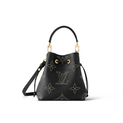 Louis Vuitton Neonoe BB Black Monogram Empreinte With Studs M46734 LDBS17053