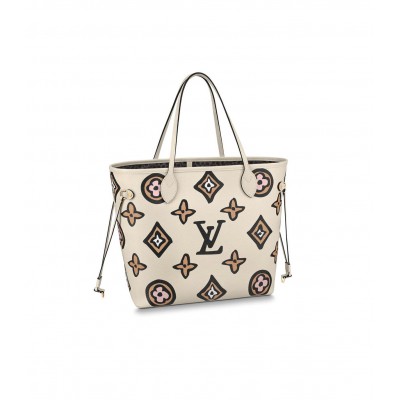 Louis Vuitton Neverfull MM Cream M45819 LDBS17130