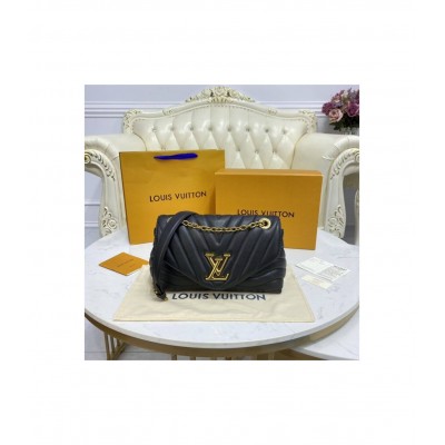 Louis Vuitton New Wave Chain Bag Black M58552 LDBS17148