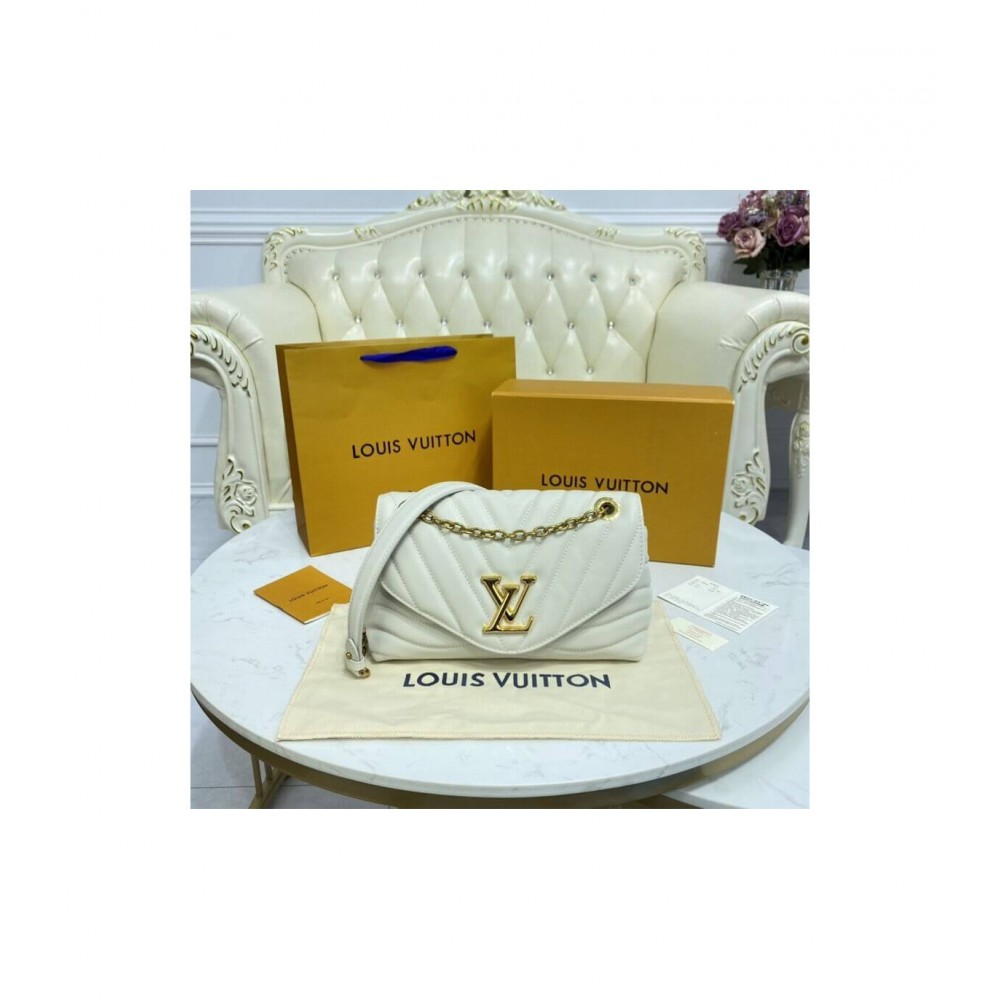 Louis Vuitton New Wave Chain Bag Ivory M58549 LDBS17151