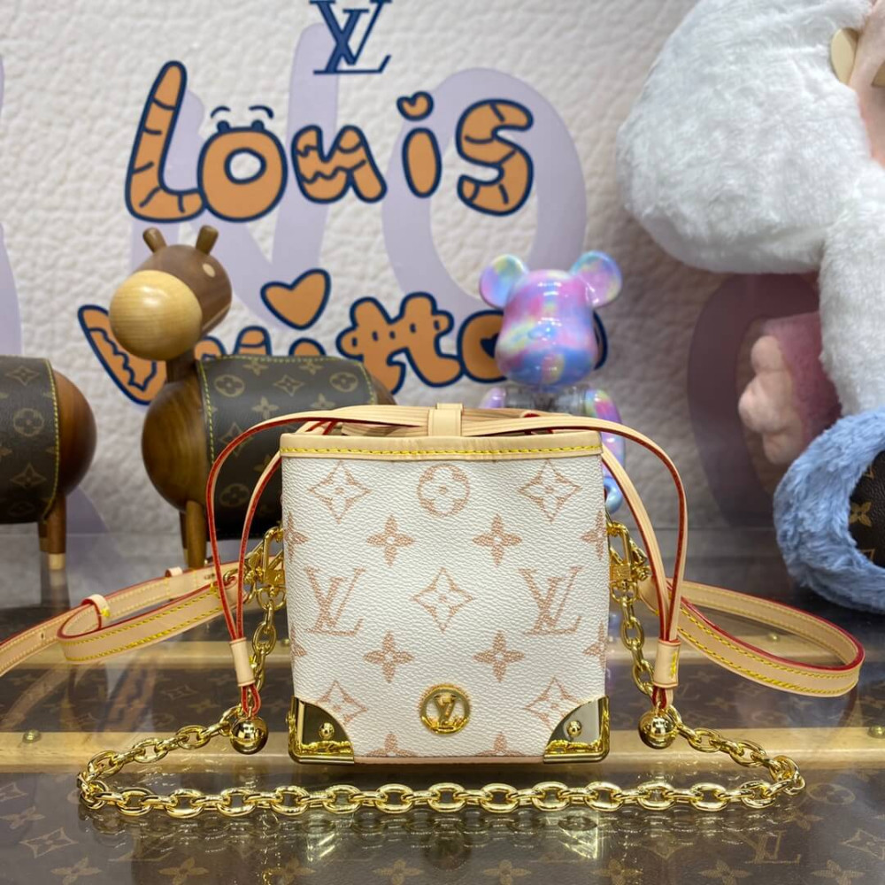 Louis Vuitton Noe Purse LV Charms White M83227 LDBS17158