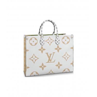 Louis Vuitton Onthego GM Creme Beige M44571 LDBS17205