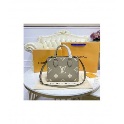 Louis Vuitton Onthego PM Tourterelle Beige/Cream M45779 LDBS17239