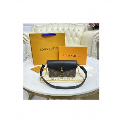 Louis Vuitton Padlock On Strap Black M80559 LDBS17254