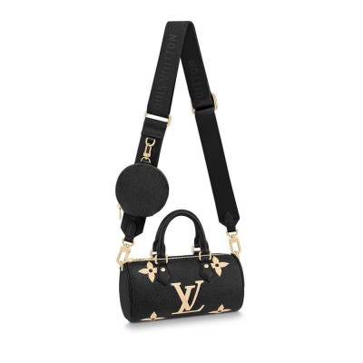 Louis Vuitton Papillon BB Black/Beige M45980 LDBS17261