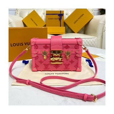 Louis Vuitton Petite Malle Bag Fluo Pink M20745 LDBS17283