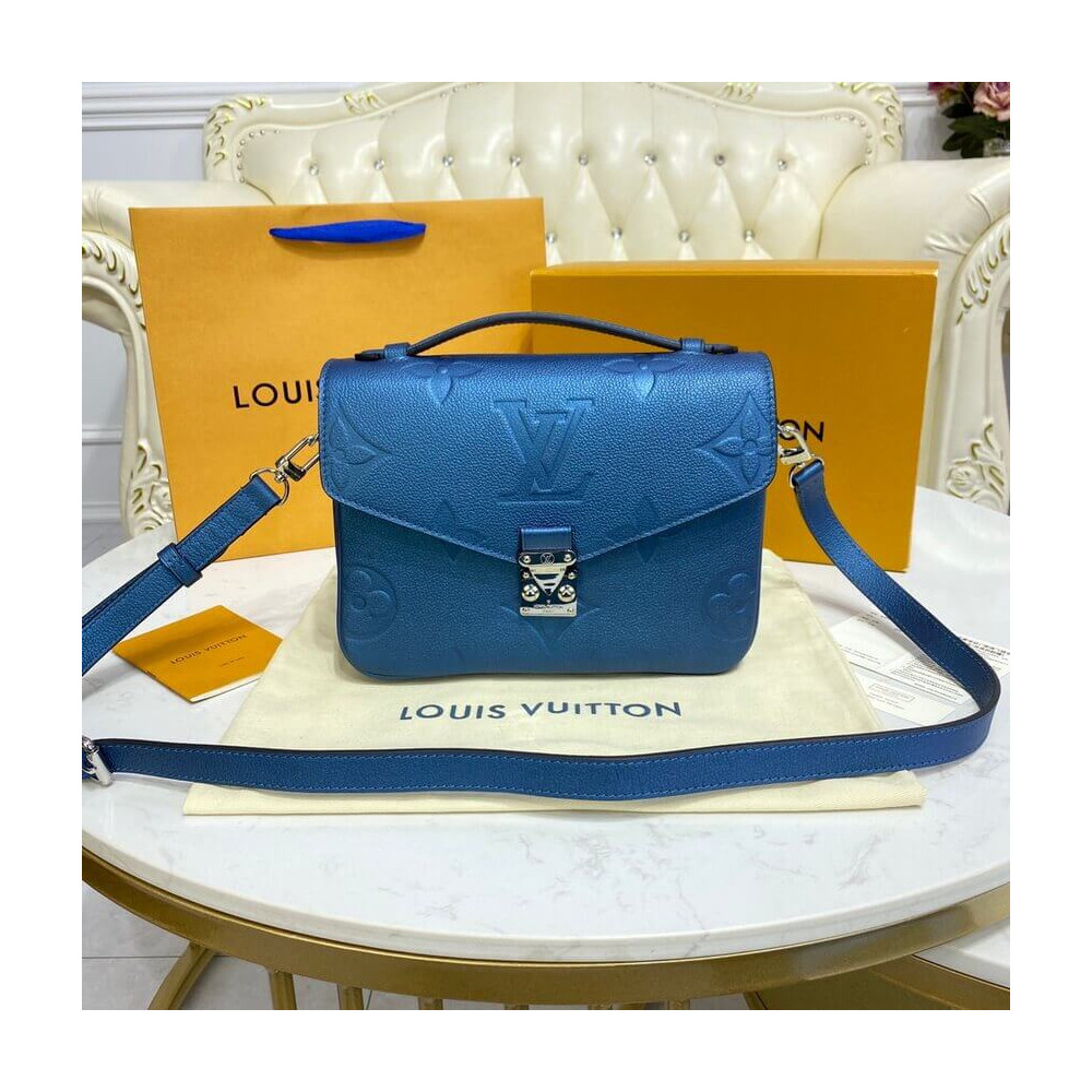 Louis Vuitton Pochette Metis Navy Nacre M59211 LDBS17389