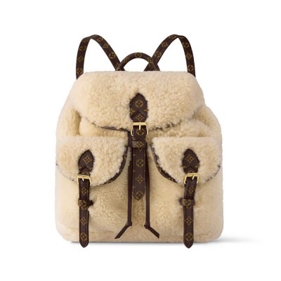 Louis Vuitton Ski Shearling Backpack M23384 LDBS16682