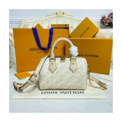 Louis Vuitton Speedy Bandouliere 20 Pale Beige M46163 LDBS17576