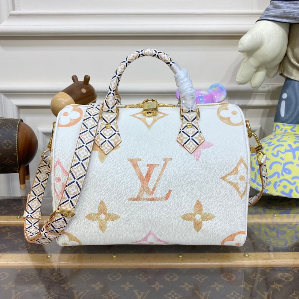 Louis Vuitton Speedy Bandouliere 25 Beige M22987 LDBS17579