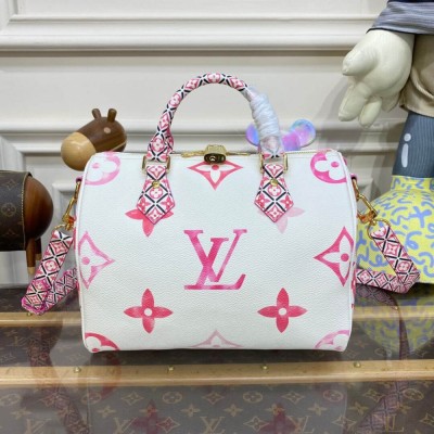 Louis Vuitton Speedy Bandouliere 25 Pink M23073 LDBS17585