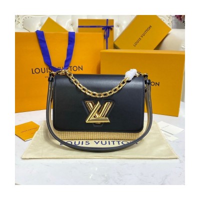 Louis Vuitton Twist MM Black M57647 LDBS17699