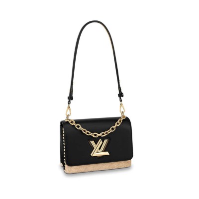 Louis Vuitton Twist MM Black M57647 LDBS17699