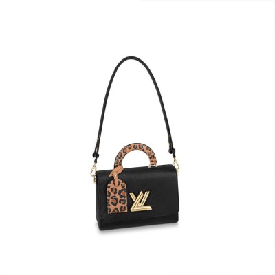 Louis Vuitton Twist MM Black M58568 LDBS17701