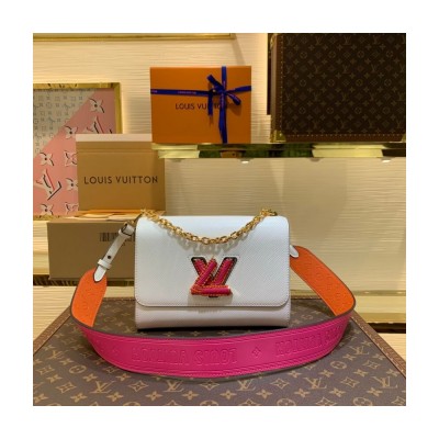 Louis Vuitton Twist MM White M57666 LDBS17703