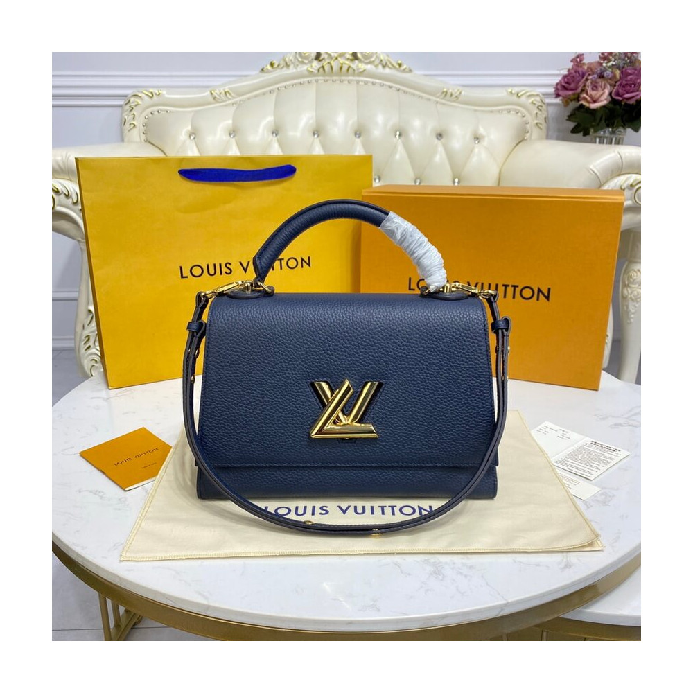 Louis Vuitton Twist One Handle MM Marine Blue M57090 LDBS17705