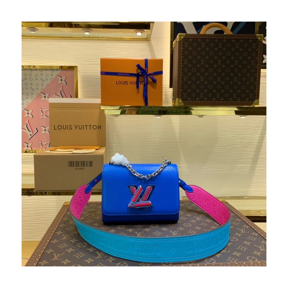 Louis Vuitton Twist PM Blue M57669 LDBS17709