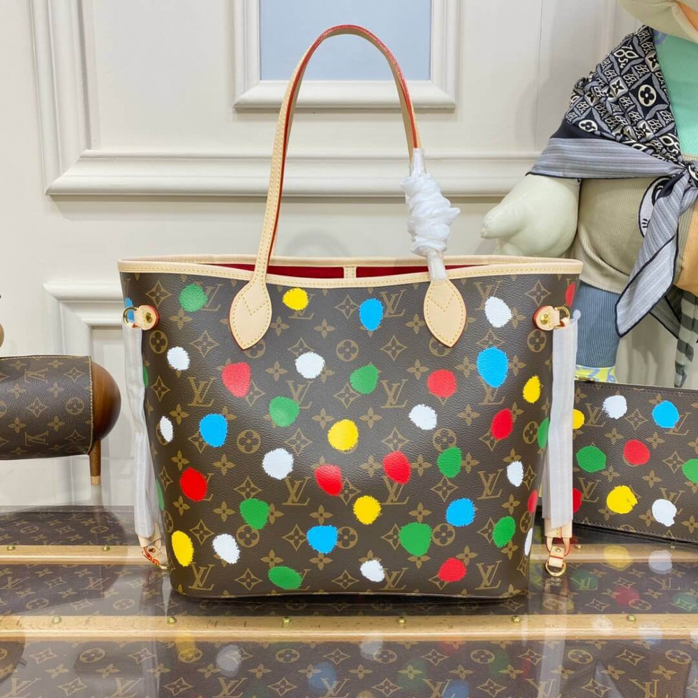 Louis Vuitton Yayoi Kusama Neverfull MM M46381 LDBS17139