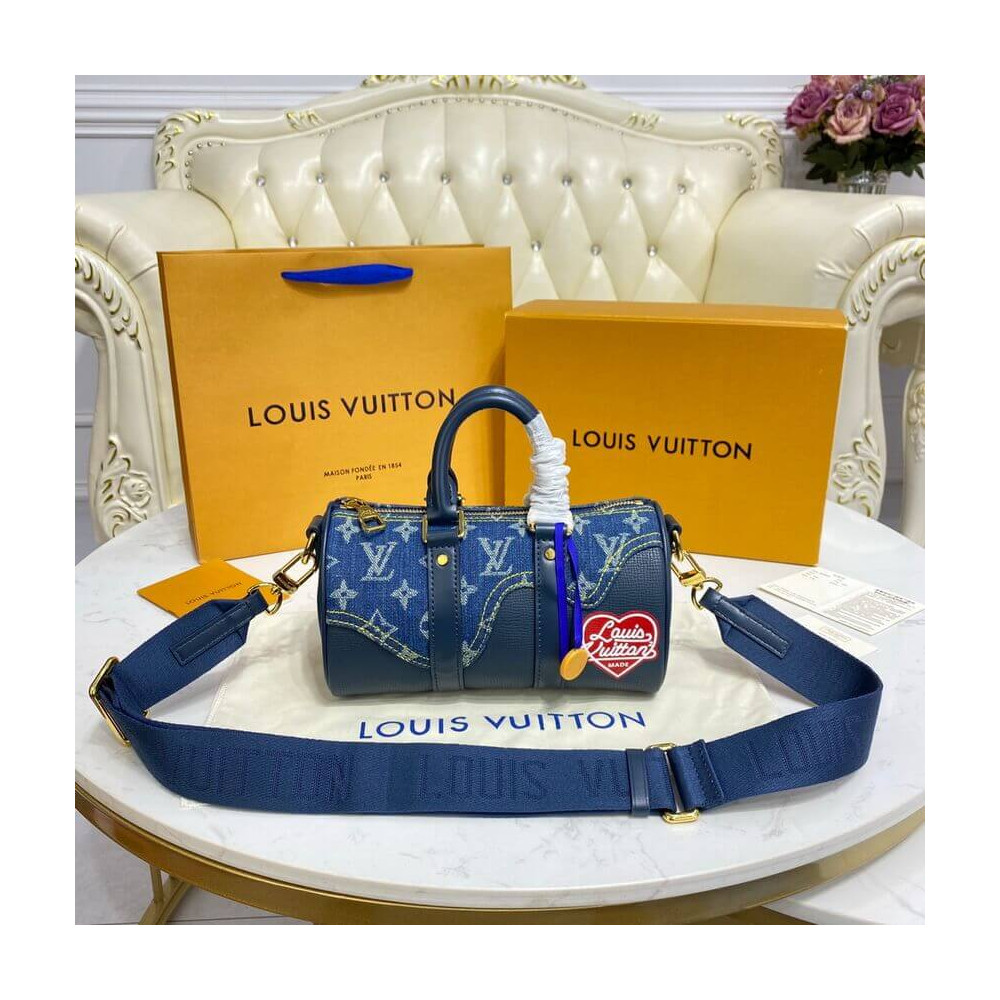 Louis Vuitton x Nigo Keepall XS Blue M81011 LDBS16906