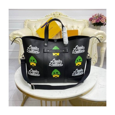 Louis Vuitton x Nigo Tote Journey Black M59373 LDBS17635