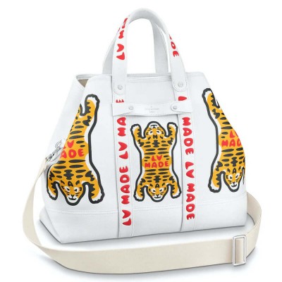 Louis Vuitton x Nigo Tote Journey White M59366 LDBS17636