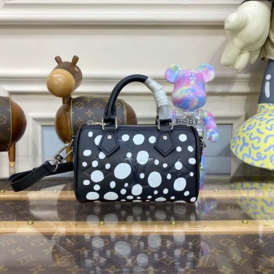 Louis Vuitton x Yayoi Kusama Nano Speedy Black/White M81910 LDBS17589