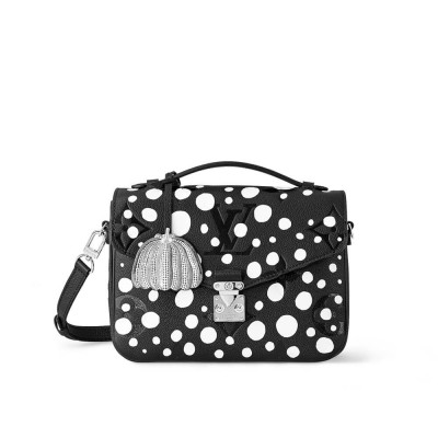 Louis Vuitton x Yayoi Kusama Pochette Metis Black/White M46409 LDBS17396