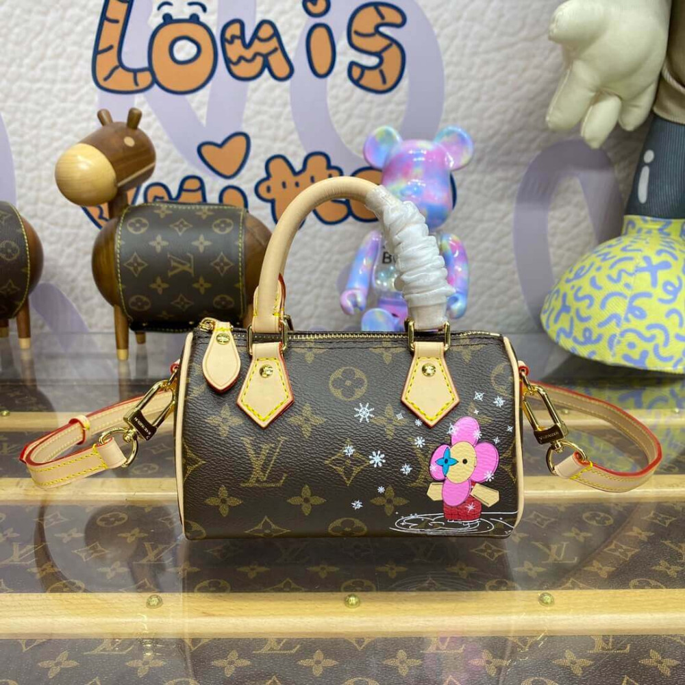 Louis Vuttion Monogram Nano Speedy with Vivienne Print M82624 LDBS17593