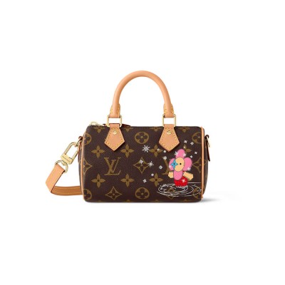 Louis Vuttion Monogram Nano Speedy with Vivienne Print M82624 LDBS17593