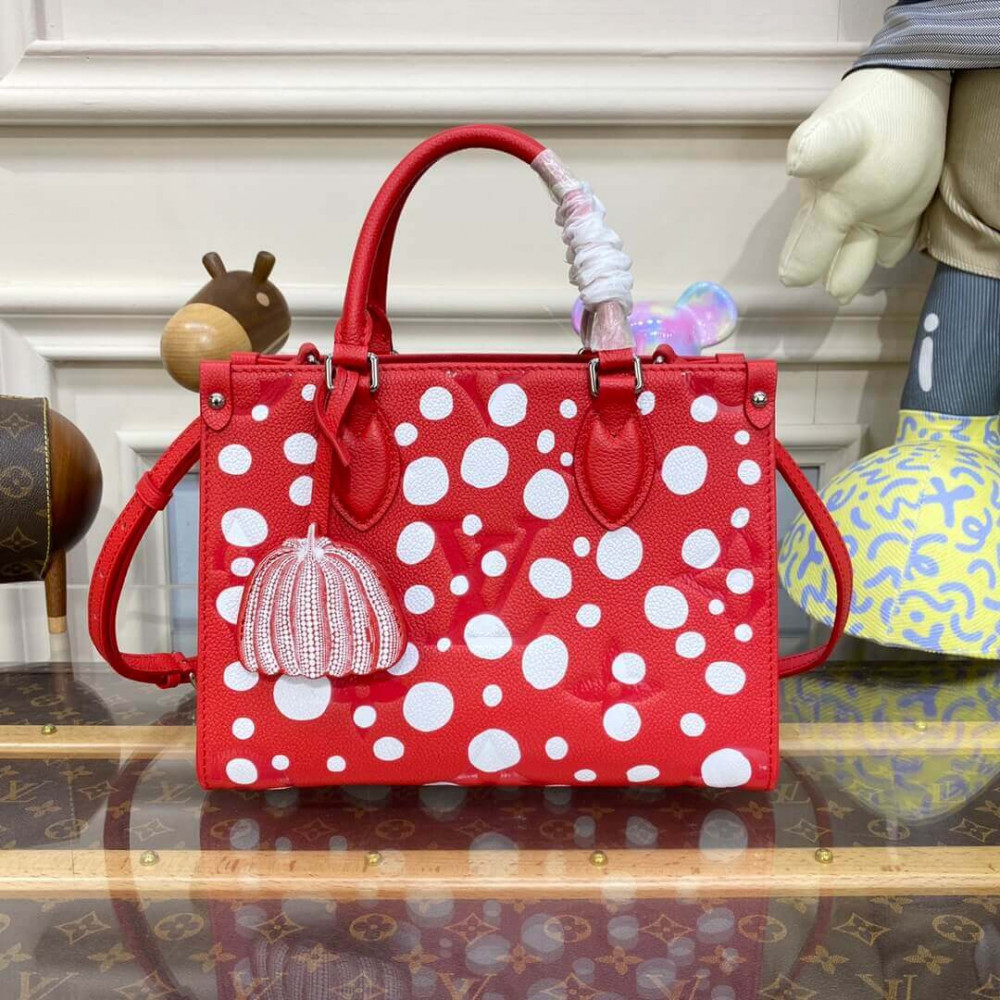 Louis Vuttion Yayoi Kusama OnTheGo PM Red M46412 LDBS17248